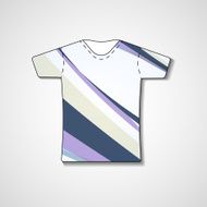 Abstract illustration on t-shirt N114