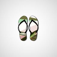 Abstract illustration on flip flops N127