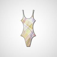 female swimsuit isolated on white background N52