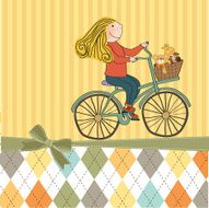 happy girl on bike N3