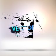Abstract Ink Blot for Grunge Backgound N3