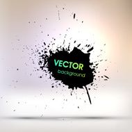Abstract Ink Blot for Grunge Backgound N14