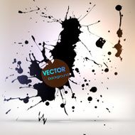 Abstract Ink Blot for Grunge Backgound N16