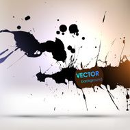 Abstract Ink Blot for Grunge Backgound N18
