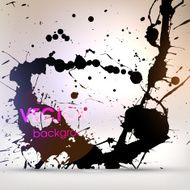 Abstract Ink Blot for Grunge Backgound N20