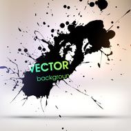 Abstract Ink Blot for Grunge Backgound N22