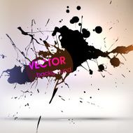 Abstract Ink Blot for Grunge Backgound N24