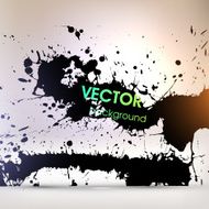 Abstract Ink Blot for Grunge Backgound N26