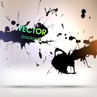 Abstract Ink Blot for Grunge Backgound N28