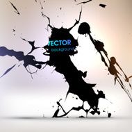 Abstract Ink Blot for Grunge Backgound N29