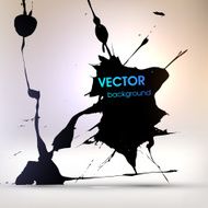 Abstract Ink Blot for Grunge Backgound N31