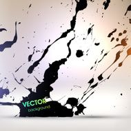 Abstract Ink Blot for Grunge Backgound N32