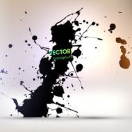 Abstract Ink Blot for Grunge Backgound N34