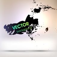 Abstract Ink Blot for Grunge Backgound N40