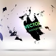Abstract Ink Blot for Grunge Backgound N46