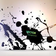 Abstract Ink Blot for Grunge Backgound N50