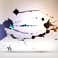 Abstract Ink Blot for Grunge Backgound N62
