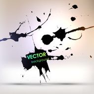 Abstract Ink Blot for Grunge Backgound N63
