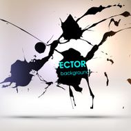 Abstract Ink Blot for Grunge Backgound N65