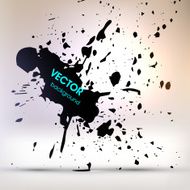 Abstract Ink Blot for Grunge Backgound N66