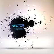 Abstract Ink Blot for Grunge Backgound N69