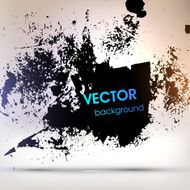Abstract Ink Blot for Grunge Backgound N75