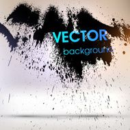 Abstract Ink Blot for Grunge Backgound N76