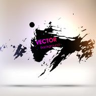 Abstract Ink Blot for Grunge Backgound N82