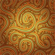 seamless pattern with spiral elements