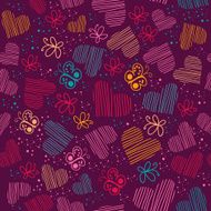 Romantic seamless pattern N30
