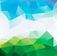Colorful mosaic triangle background N2