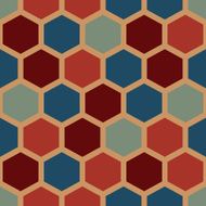 Seamless hexagon pattern N2
