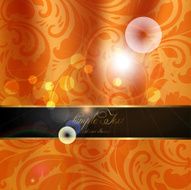 Floral Retro Background for Vintage Design N6
