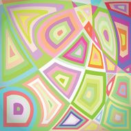 Random shape background in light blue green yellow