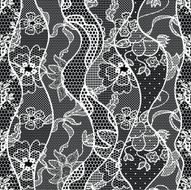 Lace vector fabric seamless pattern N19