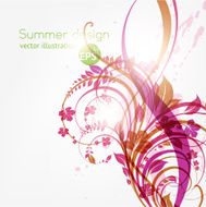 Floral Retro Background for Vintage Design N8