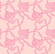 Lace seamless pattern with flowers N105