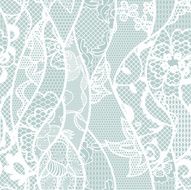 Lace seamless pattern with flowers N109
