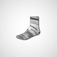 Abstract illustration on sock N156