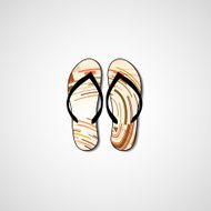 Abstract illustration on flip flops N131