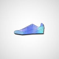Abstract illustration on sneakers N125