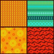 Set seamless textures for your design N15