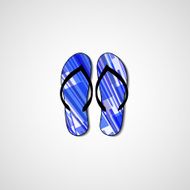 Abstract illustration on flip flops N132