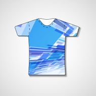 Abstract illustration on t-shirt N118