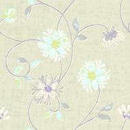 Vivid repeating floral N7