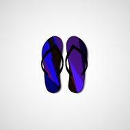 Abstract illustration on flip flops N133