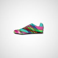 Abstract illustration on sneakers N127