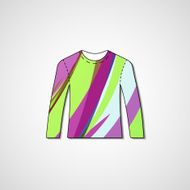 Abstract illustration on sweater N126
