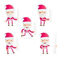 Santa in various poses N3