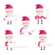 Santa in various poses N4